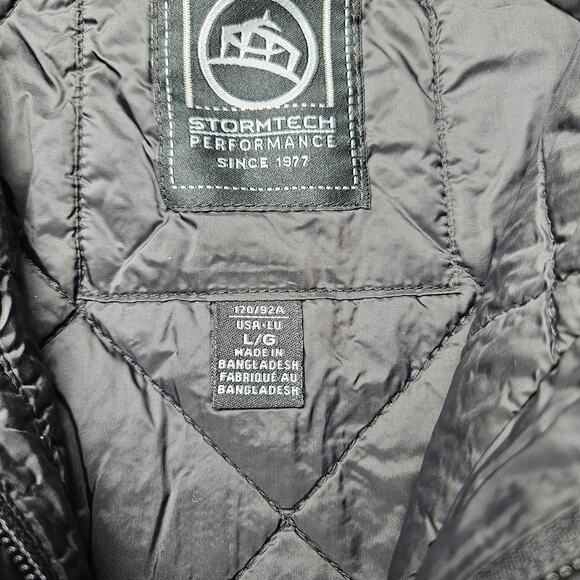 NWT Stormtech Women's Large Black Full Zipped Quilted Jacket - Picture 4 of 11
